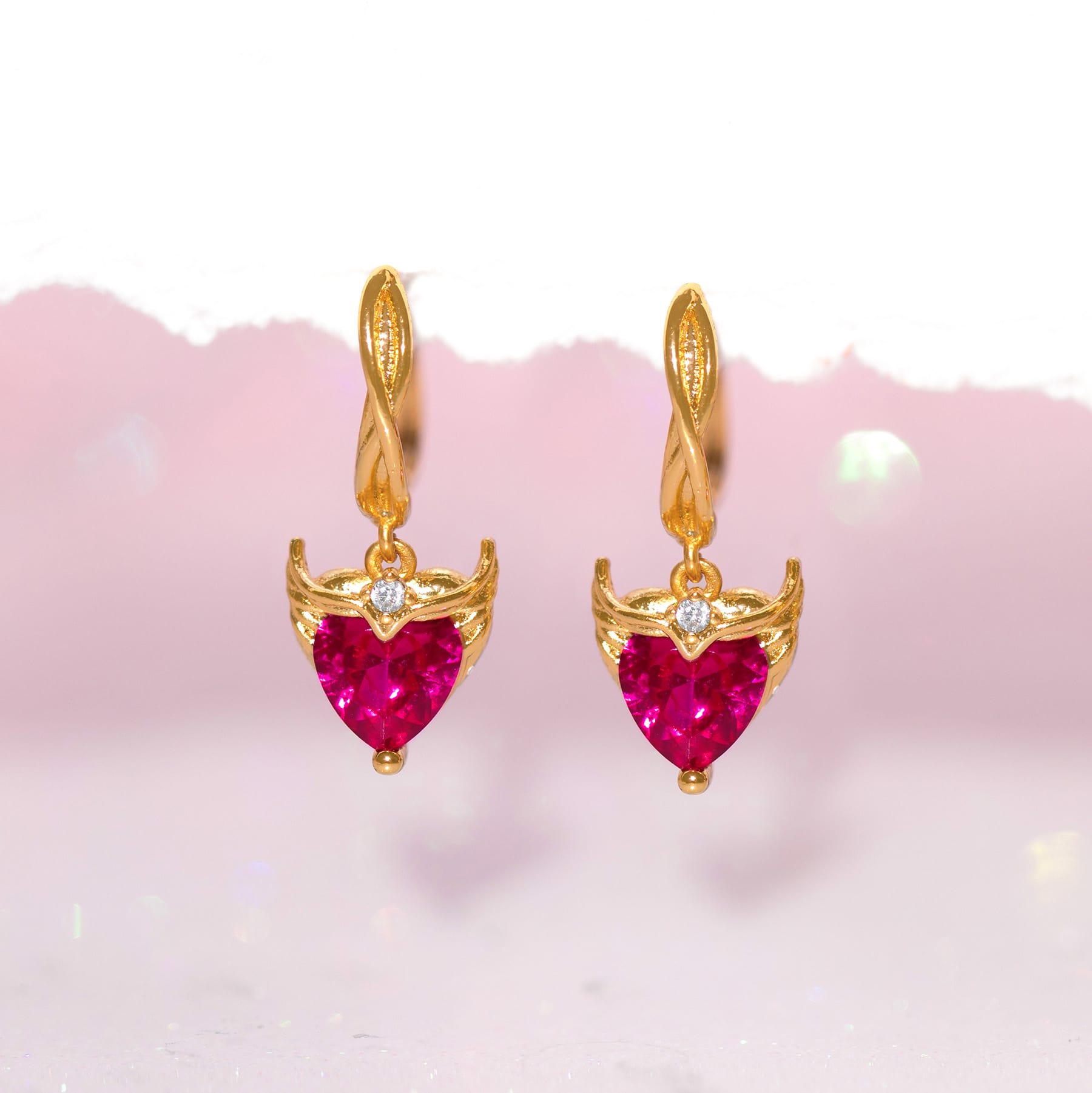 Marvel's Scarlet Witch Heartspell Hoops