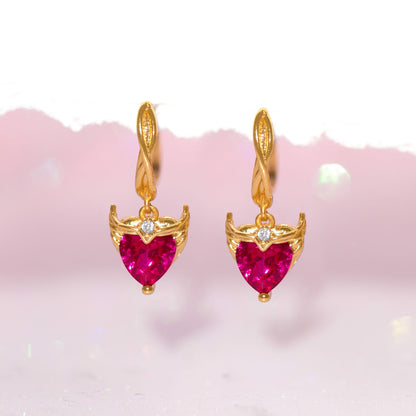Marvel's Scarlet Witch Heartspell Hoops