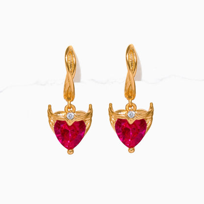 Marvel's Scarlet Witch Heartspell Hoops