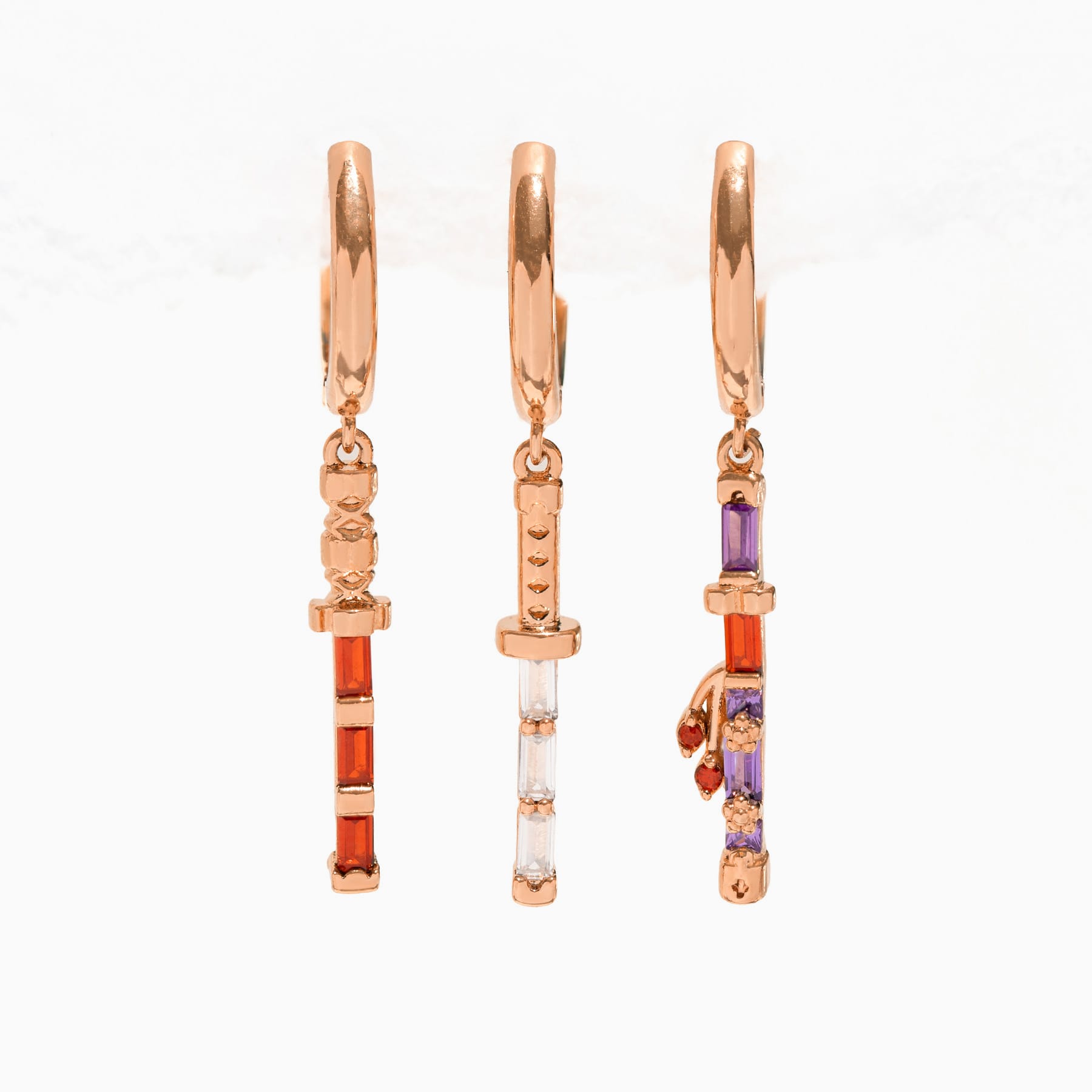 One Piece Three Sword Style Hoops