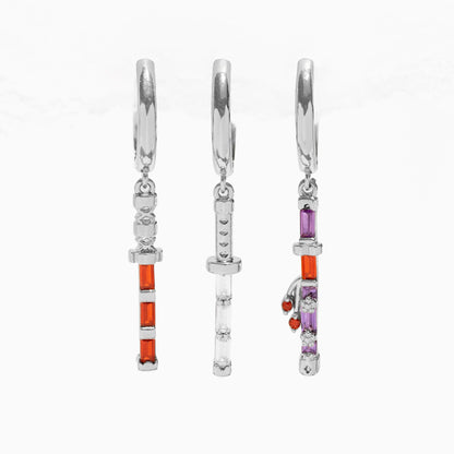 One Piece Three Sword Style Hoops