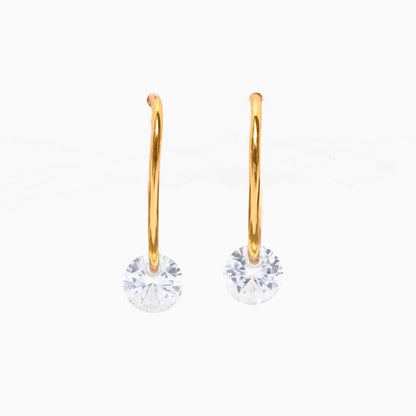 Endless Dewdrop Hoops