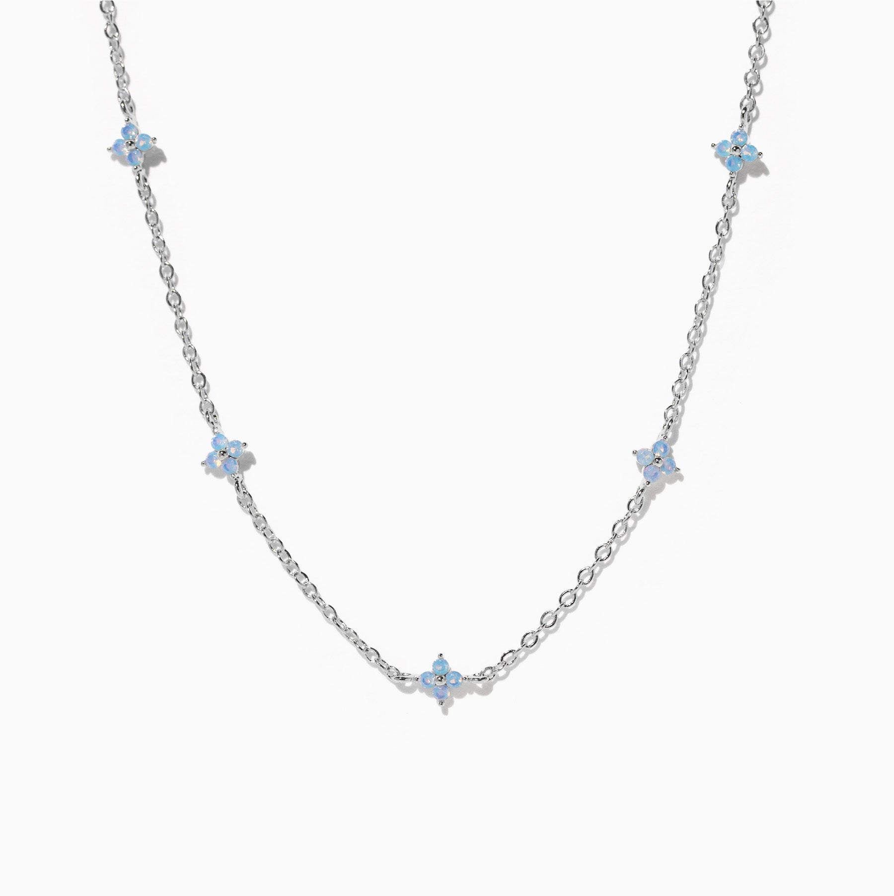 Blue Blossom Love Necklace