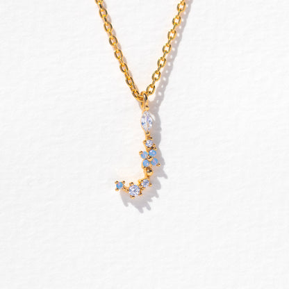 True Blossom Lowercase Initial Necklace