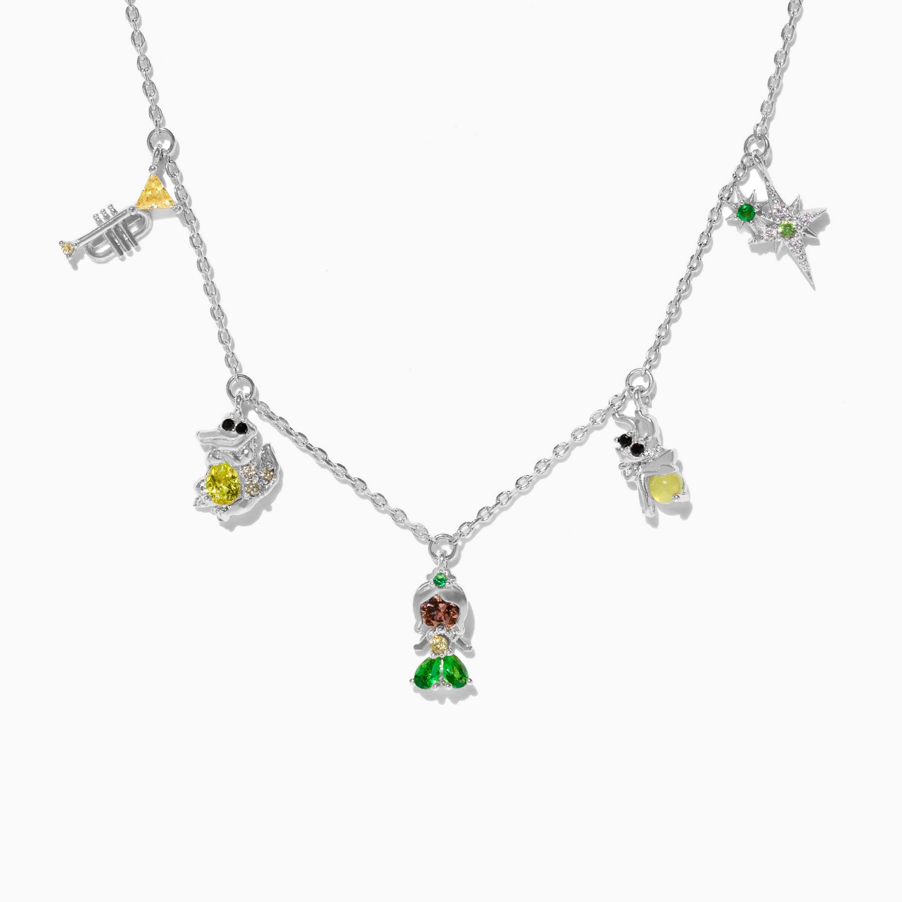 Swarovski Disney Belle Necklace and Earrings set popular