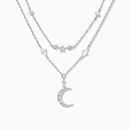 Moon & Stars Layered Necklace