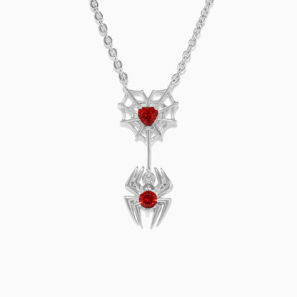 Marvel's Spider-Man Web of Love Necklace