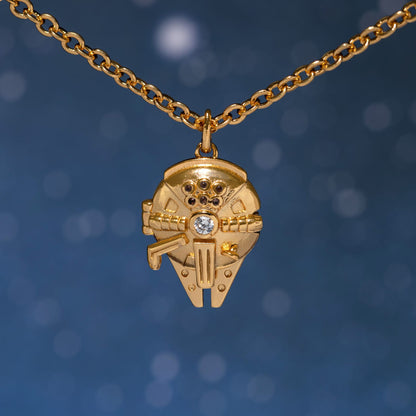 Star Wars™ Millennium Falcon™ Locket Necklace - Mens/Unisex