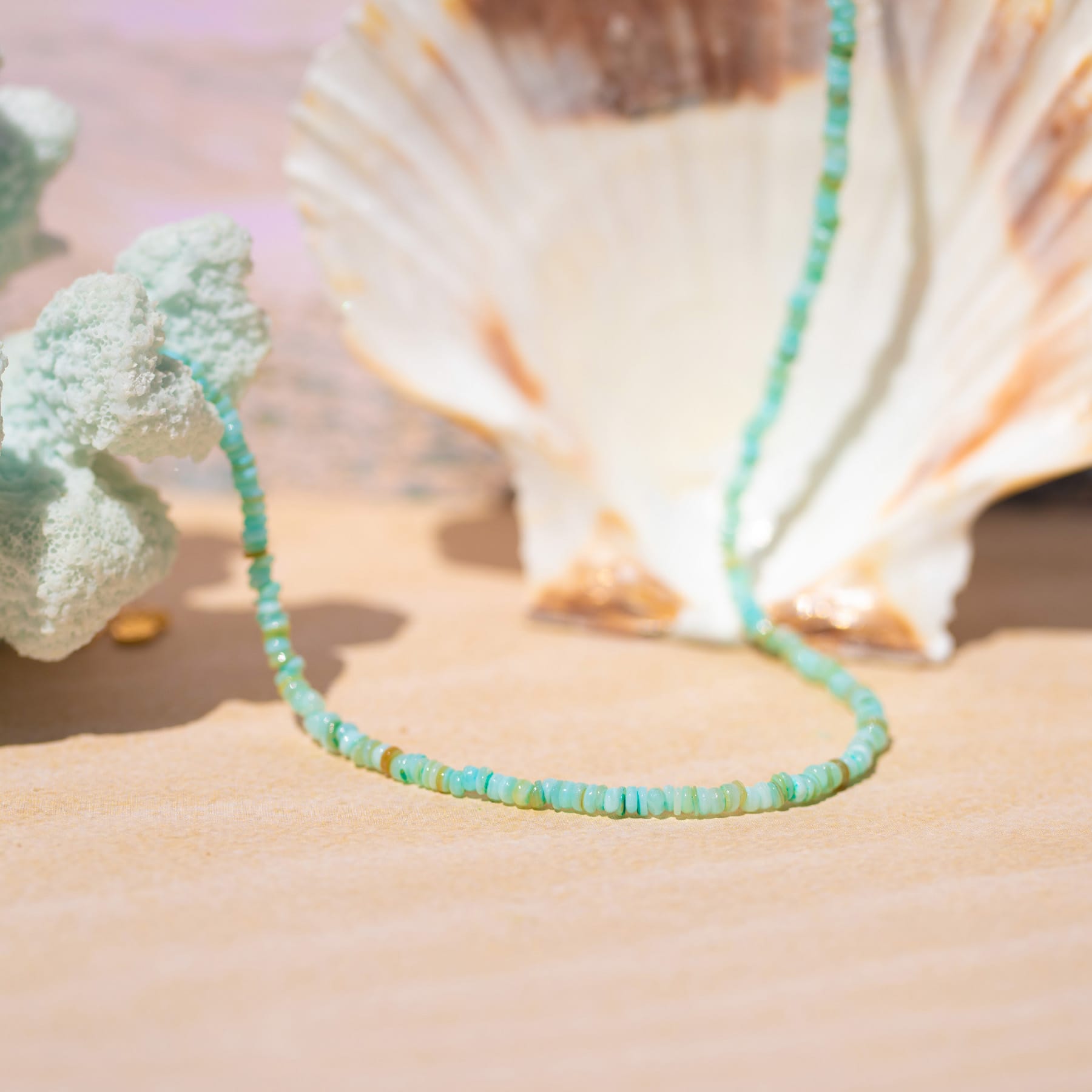 Tropical Waters Beaded Necklace