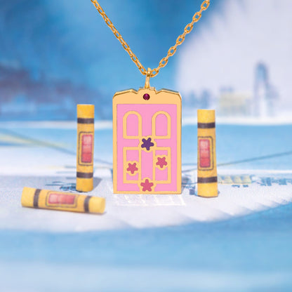 Pixar Monsters, Inc. Boo's Door Necklace