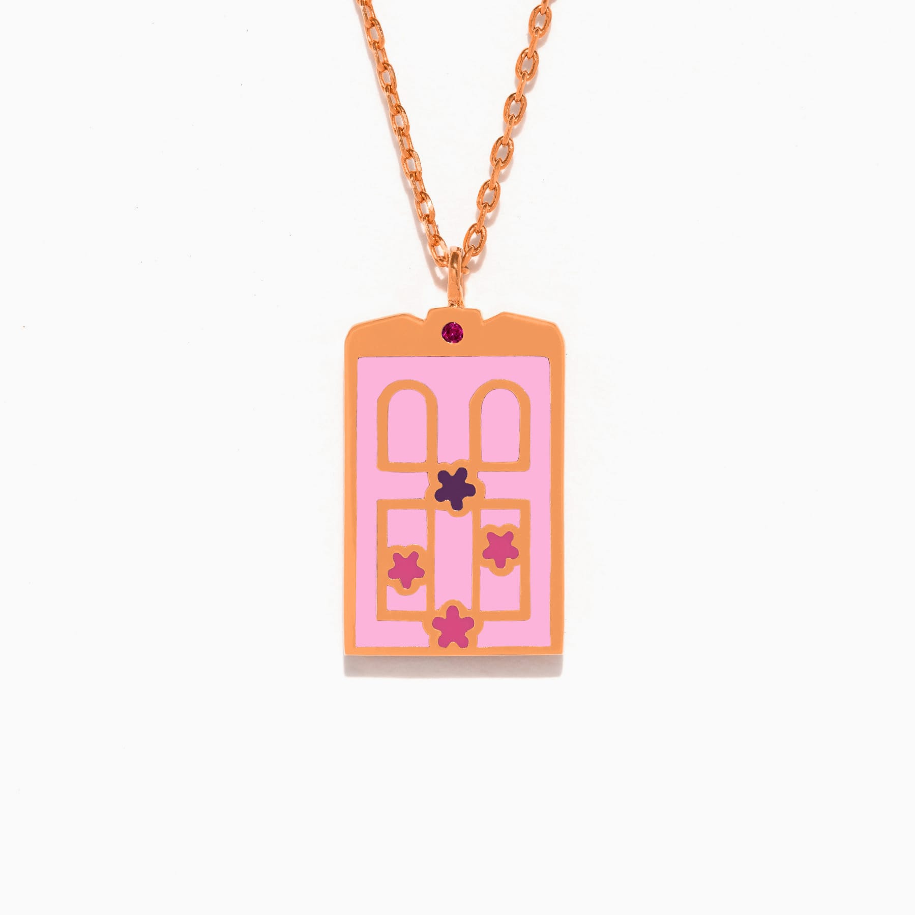 Pixar Monsters, Inc. Boo's Door Necklace