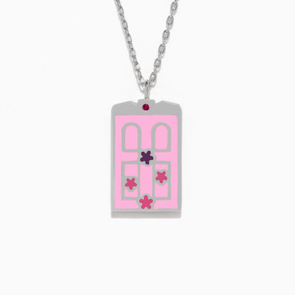 Pixar Monsters, Inc. Boo's Door Necklace