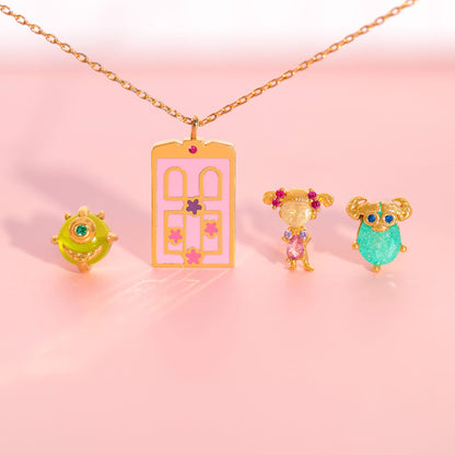Pixar Monsters, Inc. Boo's Door Necklace