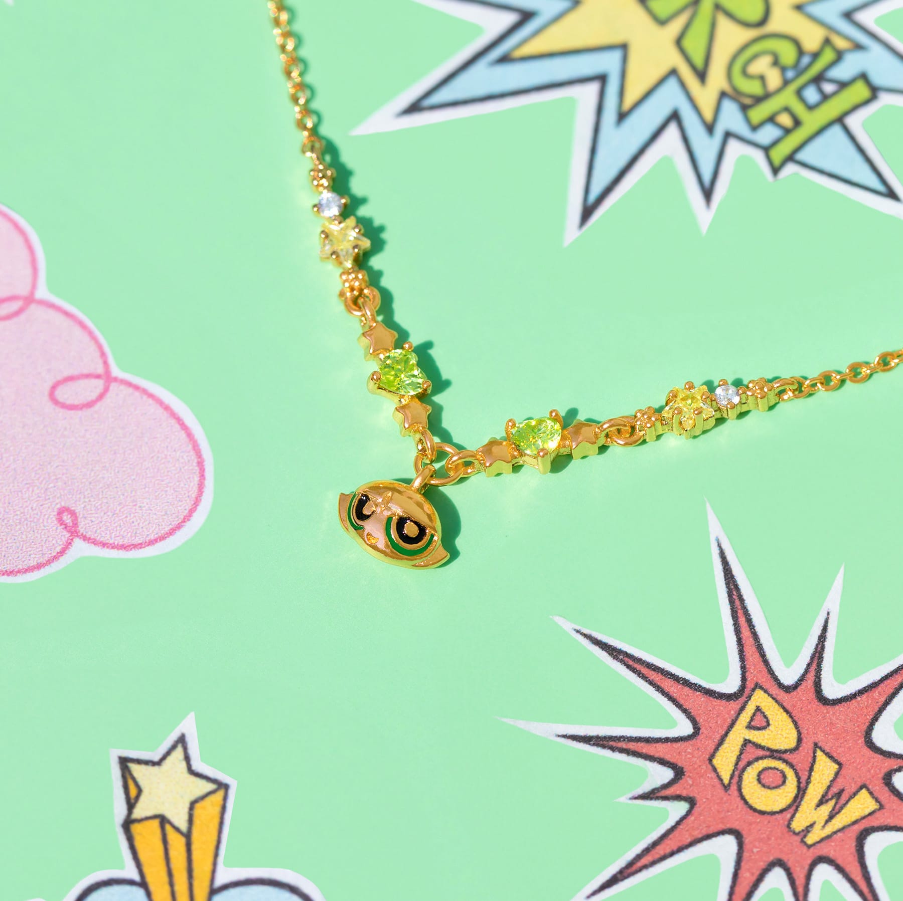 The Powerpuff Girls Buttercup Necklace