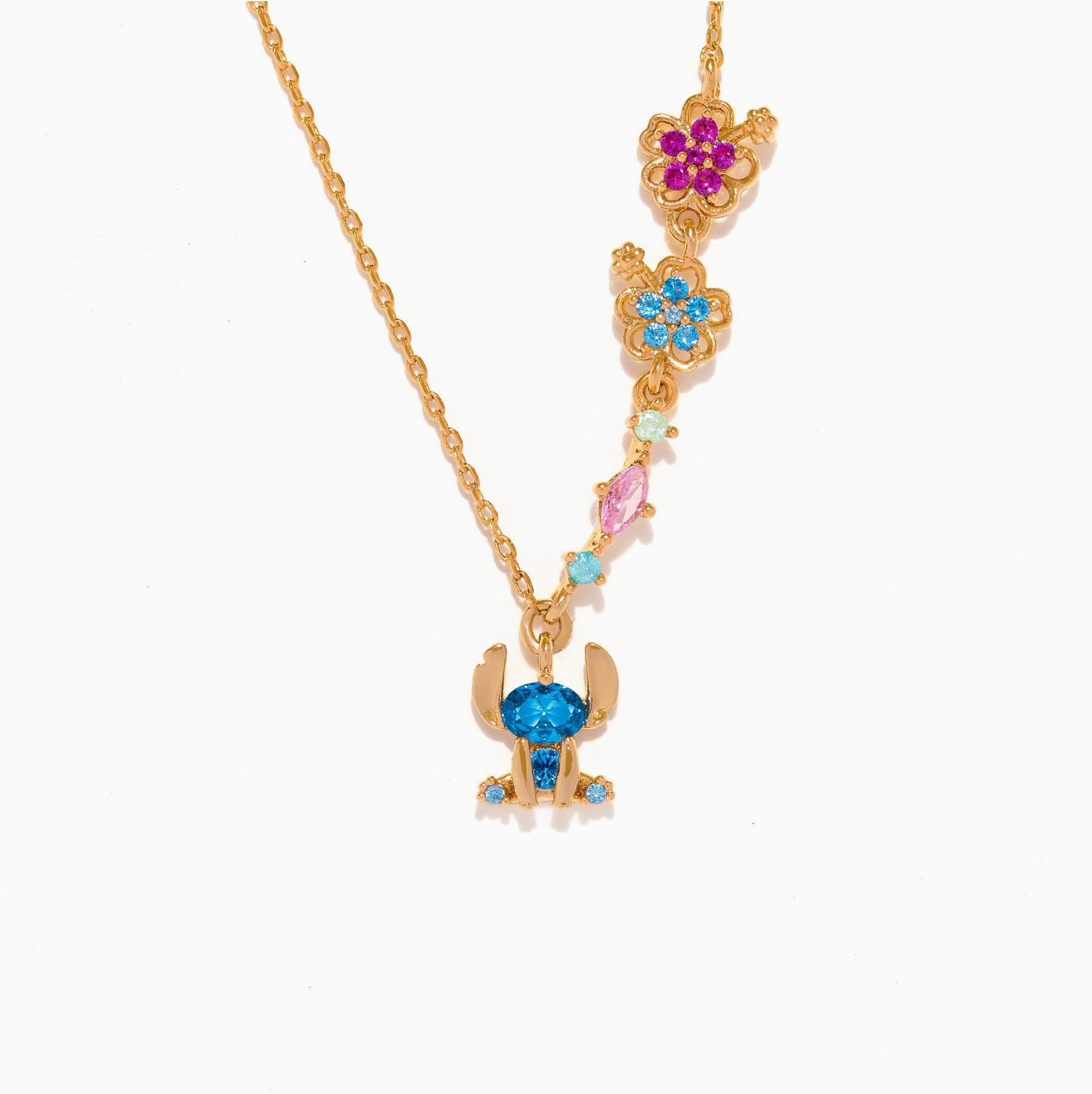 Disney Stitch Hibiscus Necklace