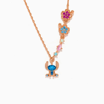 Disney Stitch Hibiscus Necklace