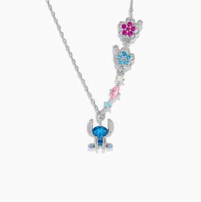 Disney Stitch Hibiscus Necklace