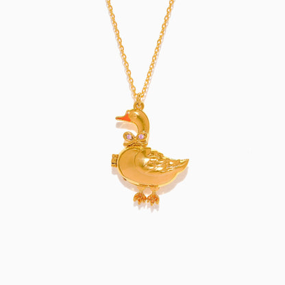 Mother Goose Locket Necklace