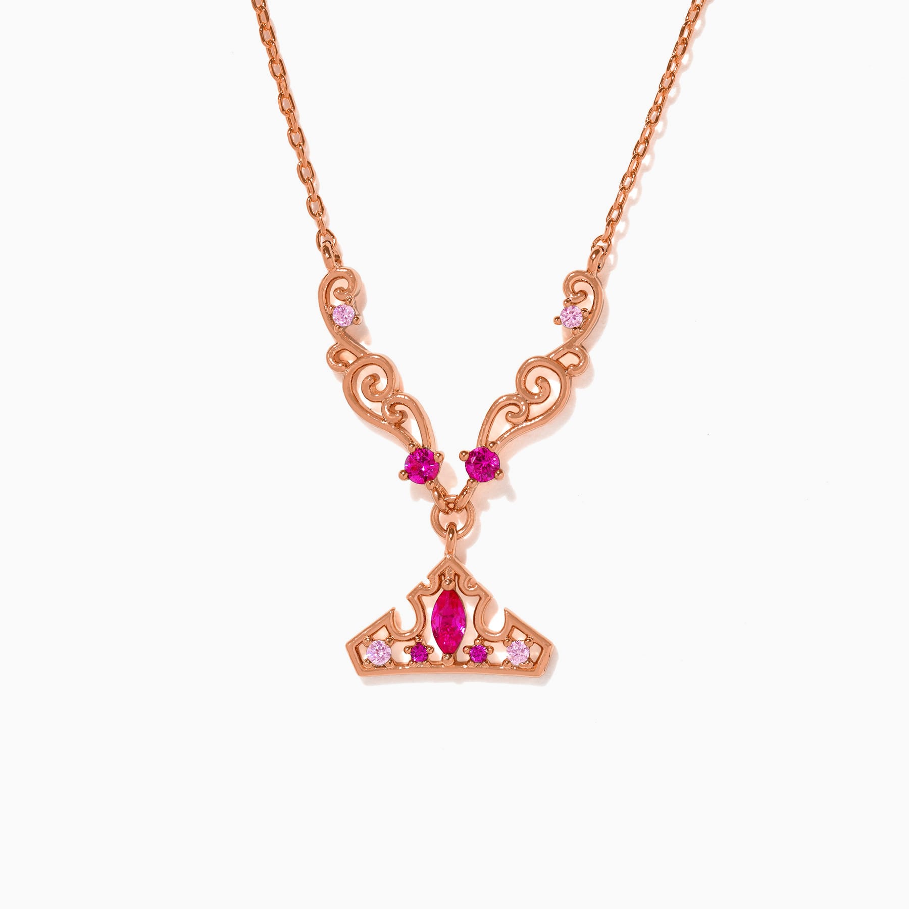 Disney Princess Sleeping Beauty Aurora Crown  Necklace