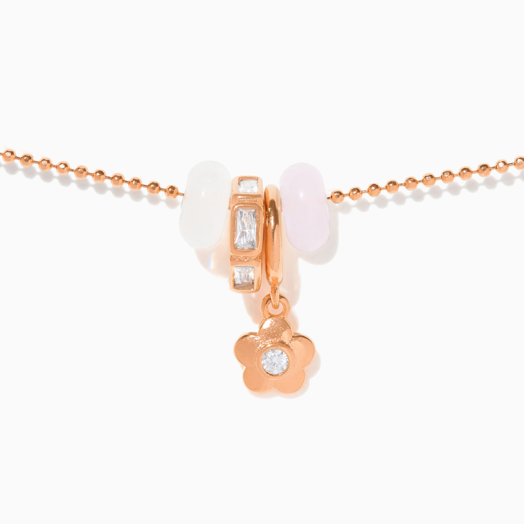 Flower Dash Charm Necklace