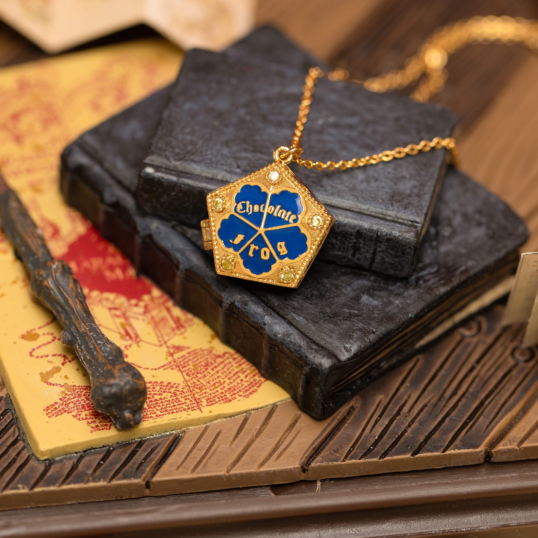 Harry Potter Chocolate Frog Locket Necklace