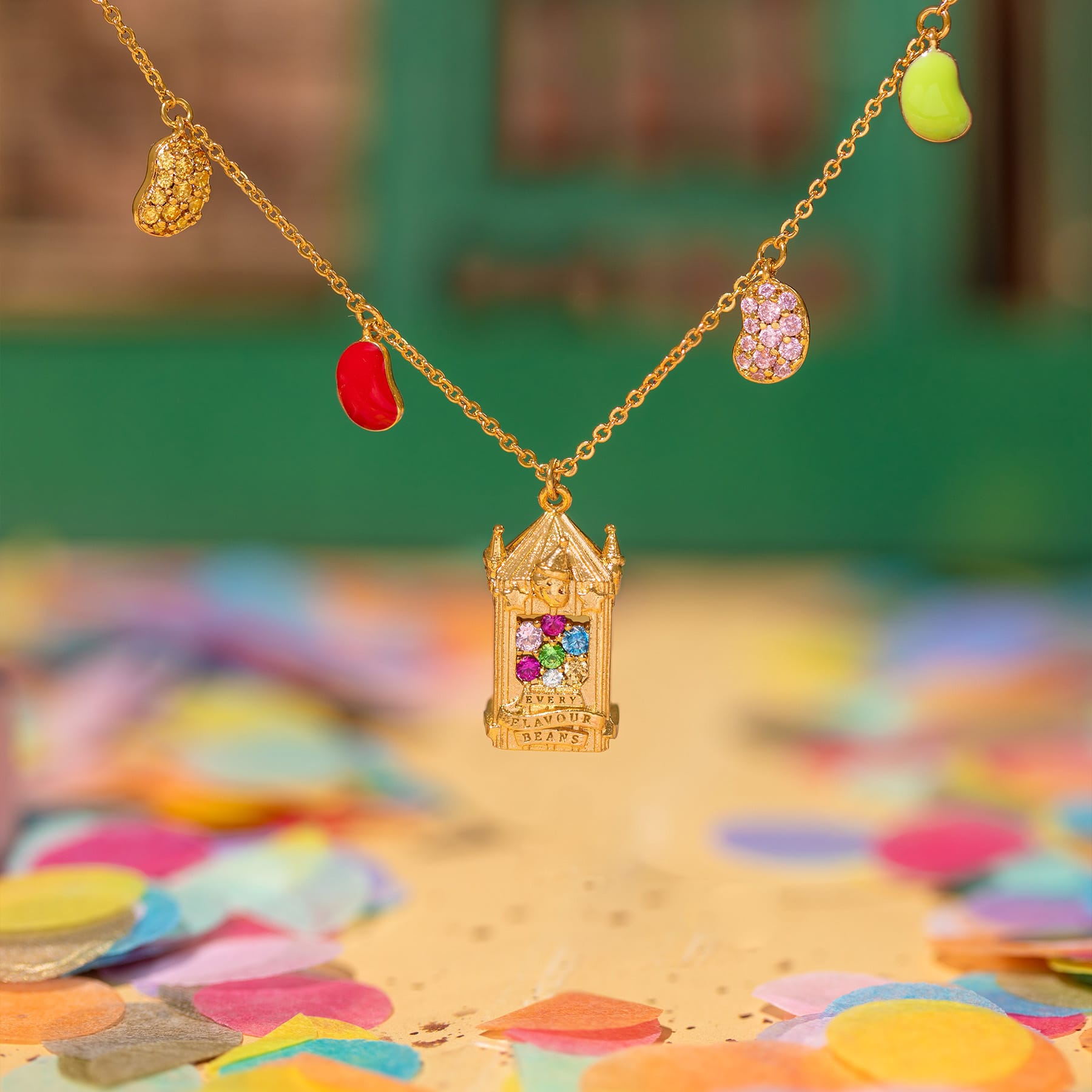 Harry Potter Bertie Bott's Every Flavour Beans Necklace