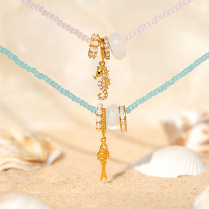 Seahorse Beaded Necklace