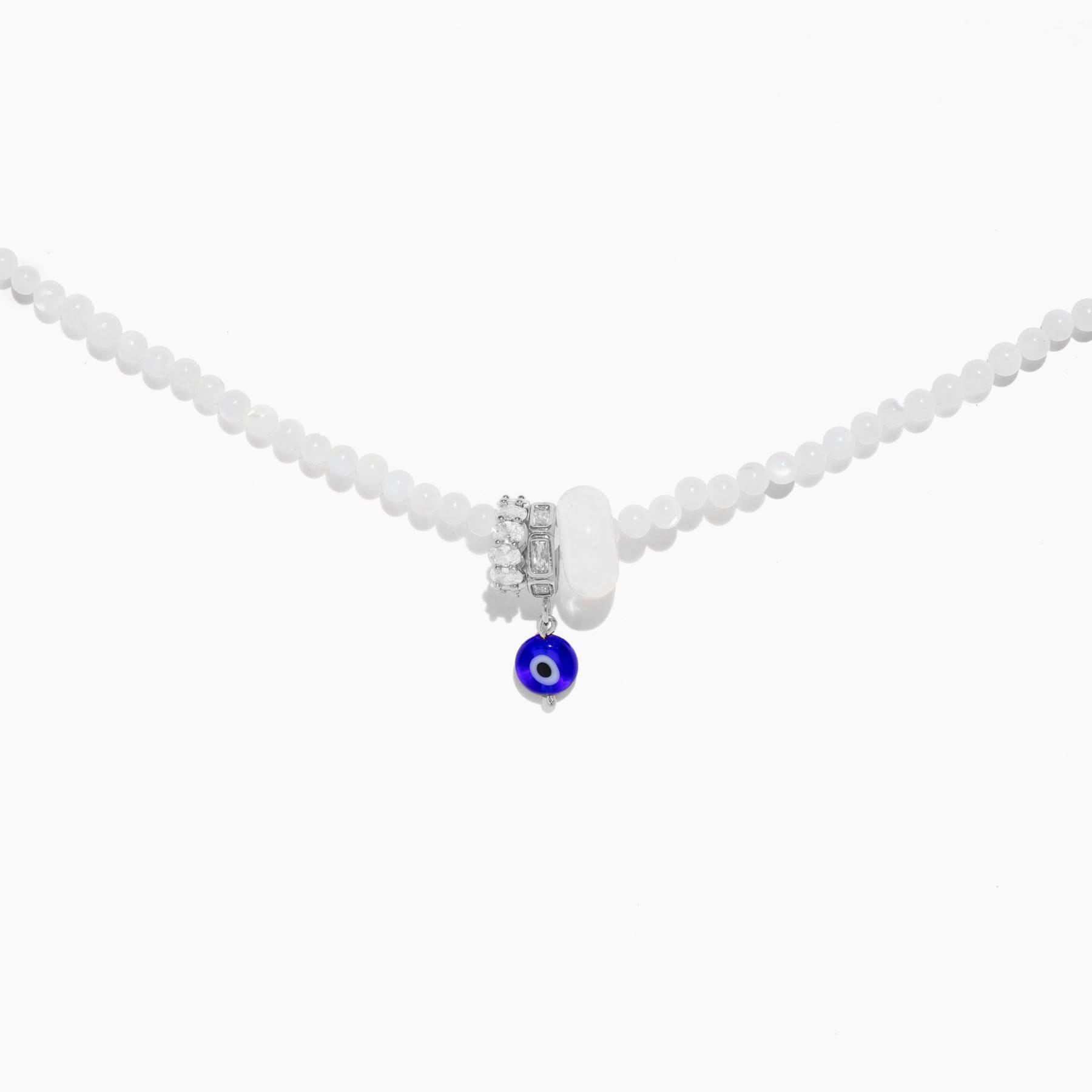 Evil Eye Charm Beaded Necklace