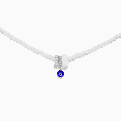 Evil Eye Charm Beaded Necklace