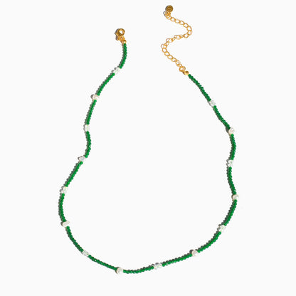 Sea Glass Beaded Necklace