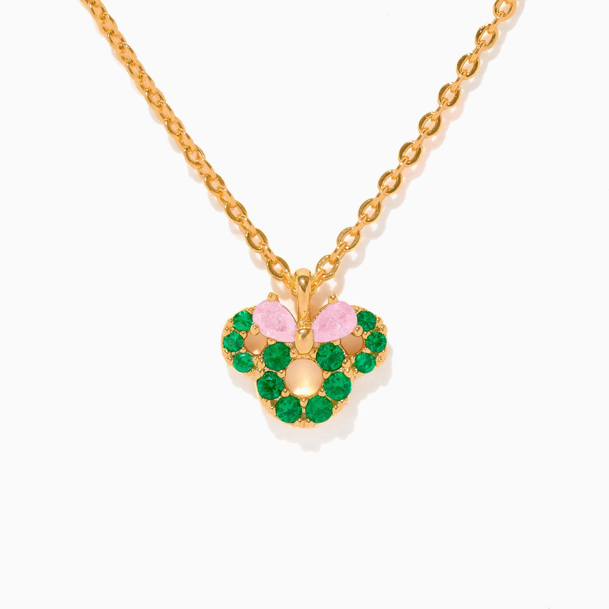 Disney Minnie’s Merry Wreath Necklace
