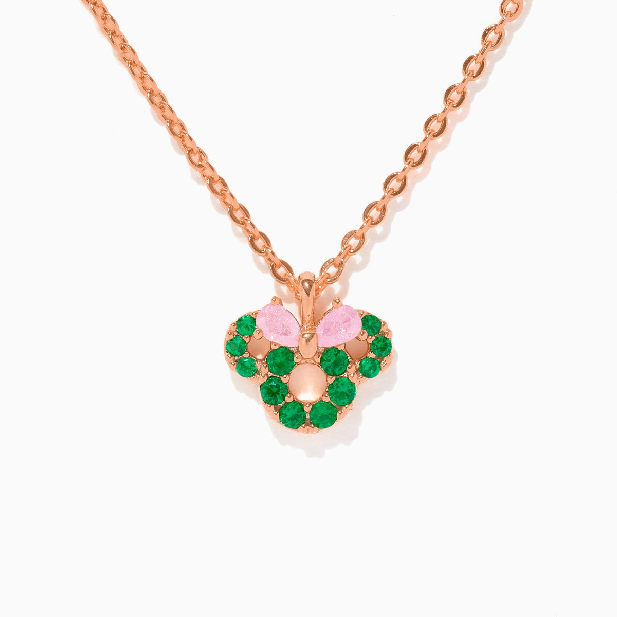 Disney Minnie’s Merry Wreath Necklace