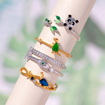 Serpent-tine Connecting Ring