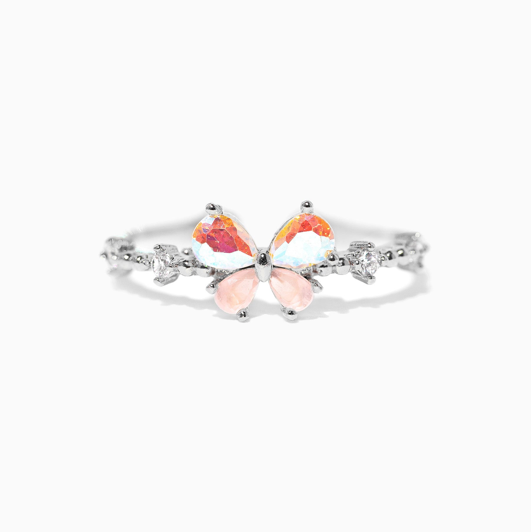 Kaleidoscope Butterfly Adjustable Ring