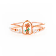 Disney Beauty & The Beast Enchanted Rose Ring