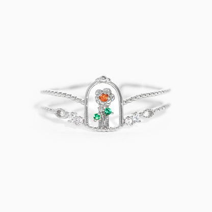 Disney Beauty & The Beast Enchanted Rose Ring