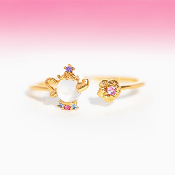 Disney Beauty & The Beast Mrs. Potts Ring – Girls Crew