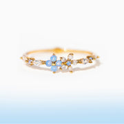 Blue Blossom Garden Ring
