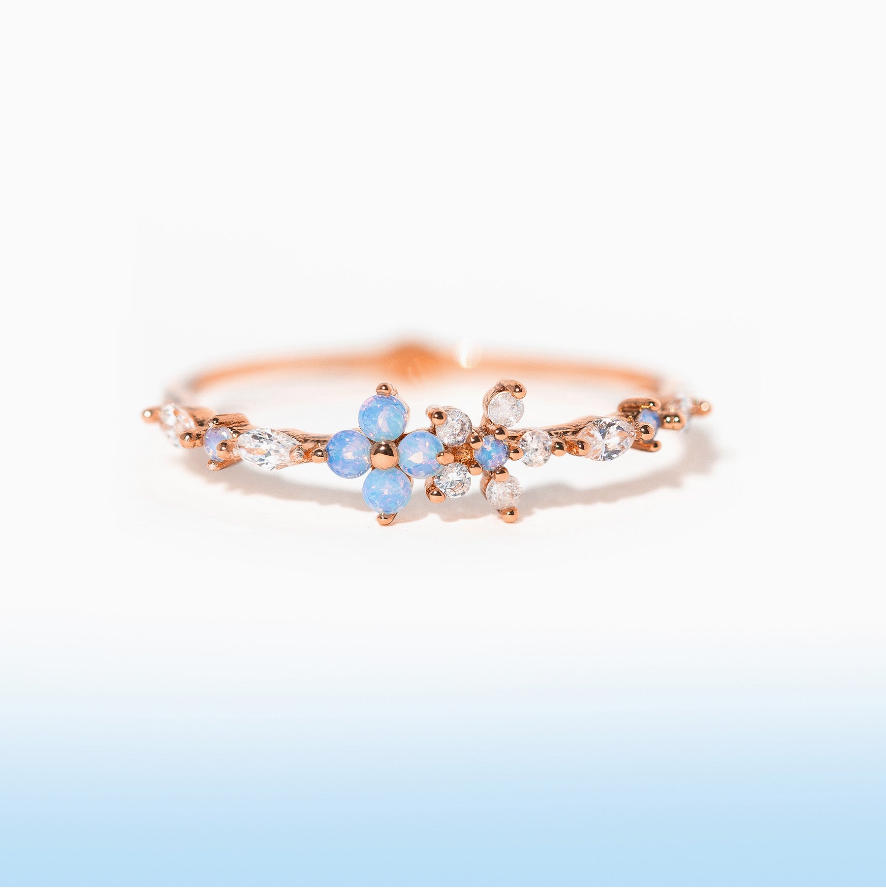 Blue Blossom Garden Ring