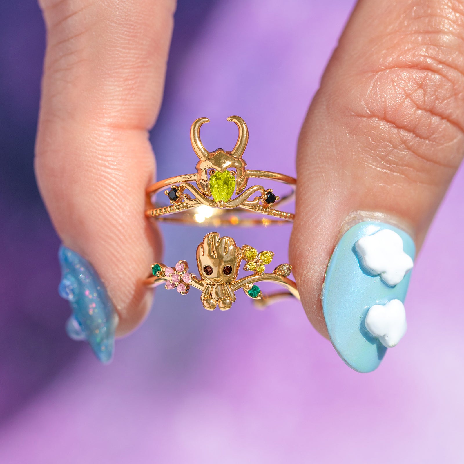Marvel Studios Loki God of Stories Ring Set – Girls Crew