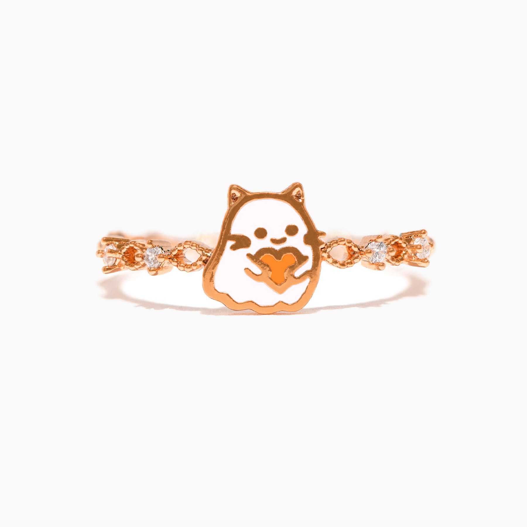 Boo Kitty Adjustable Ring