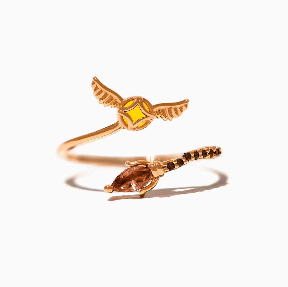 Harry Potter Golden Snitch Adjustable Ring – Girls Crew