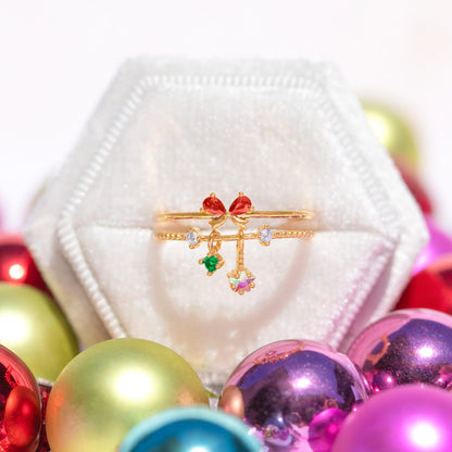 Fa La La Bow Adjustable Ring