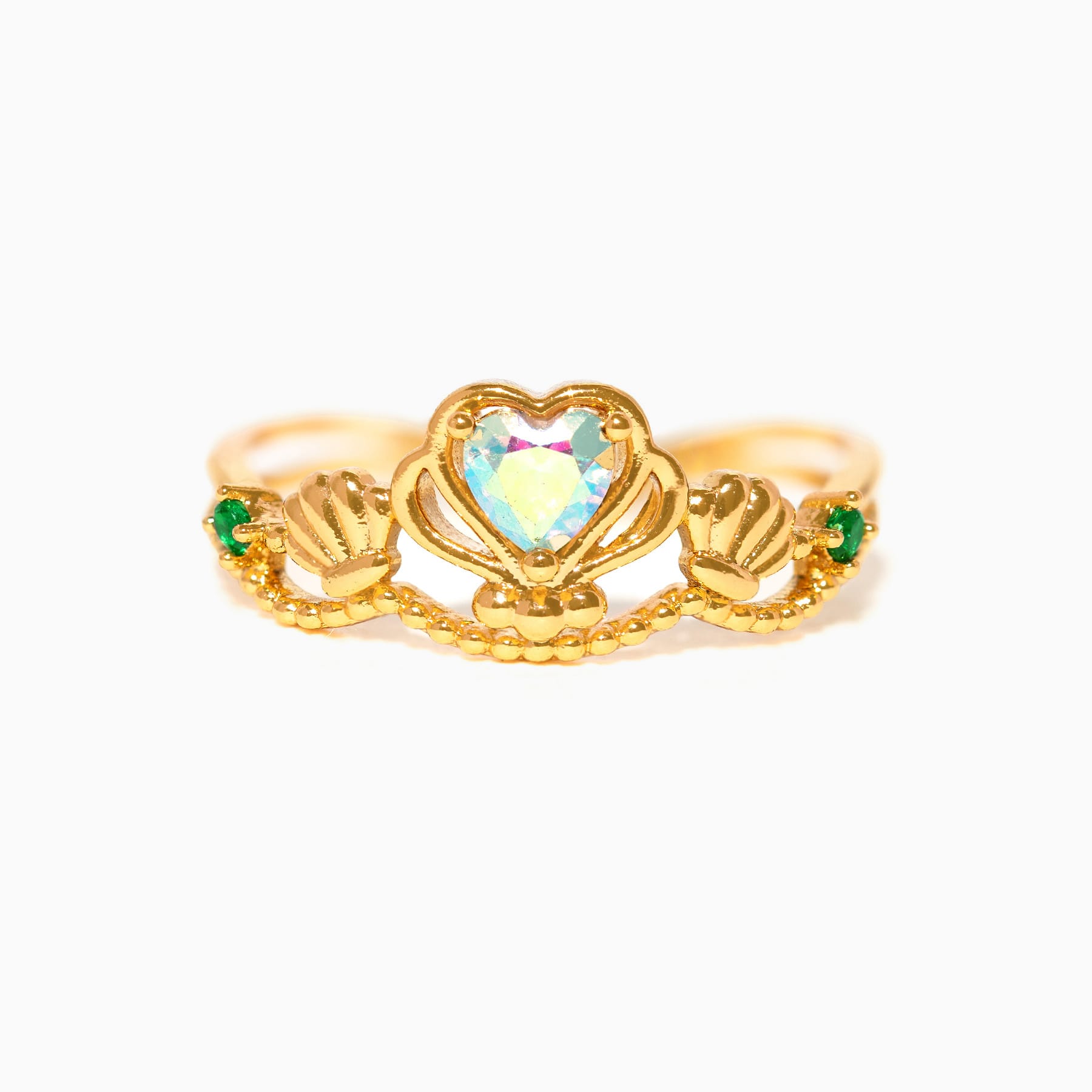 Disney The Little Mermaid Seashells Ring - Gold / 4.5