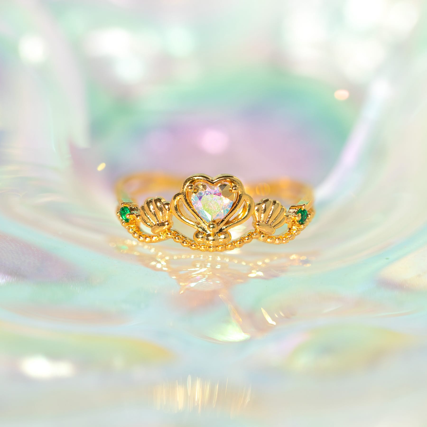 Disney The Little Mermaid Seashells Ring