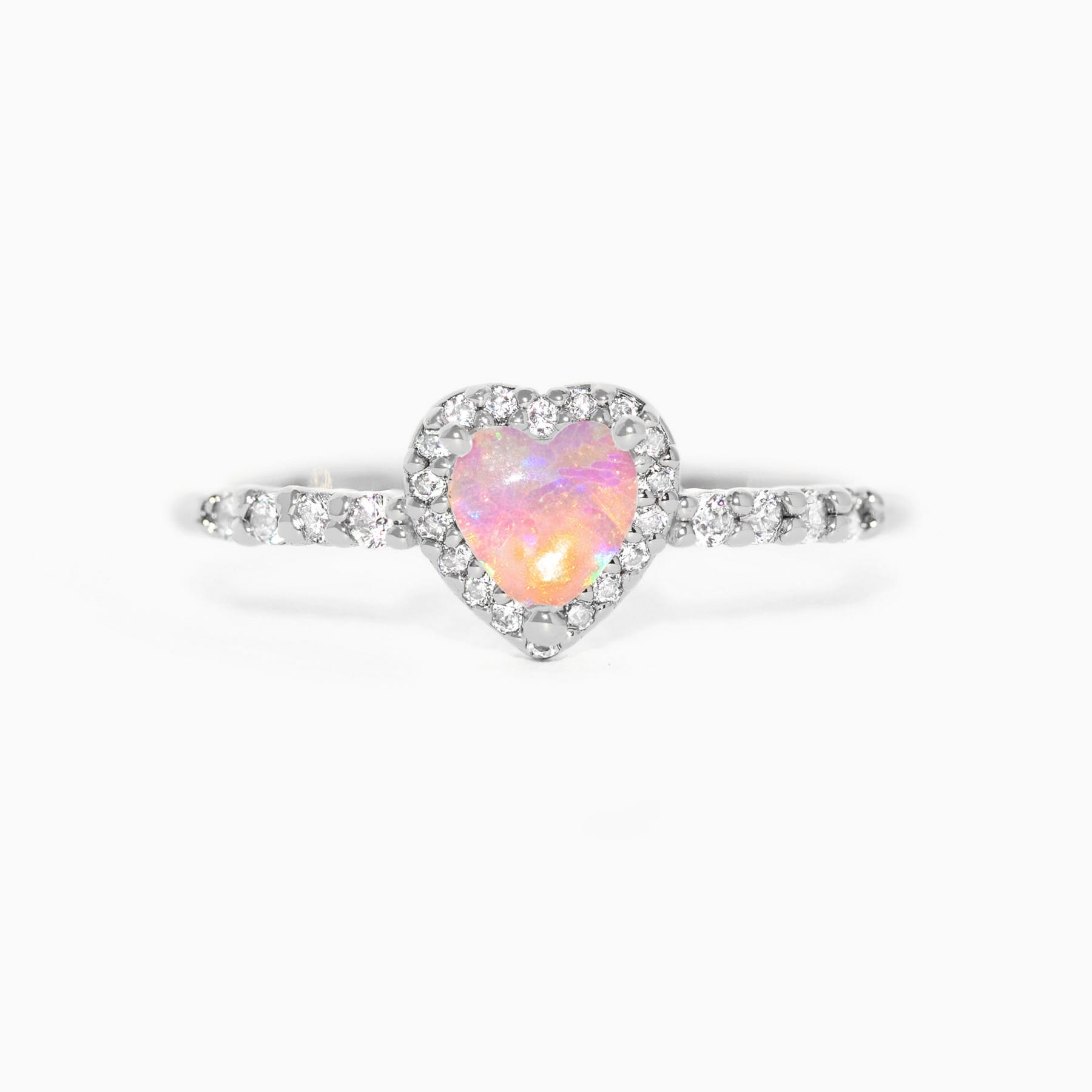 Stolen Heart Pink Opal Ring