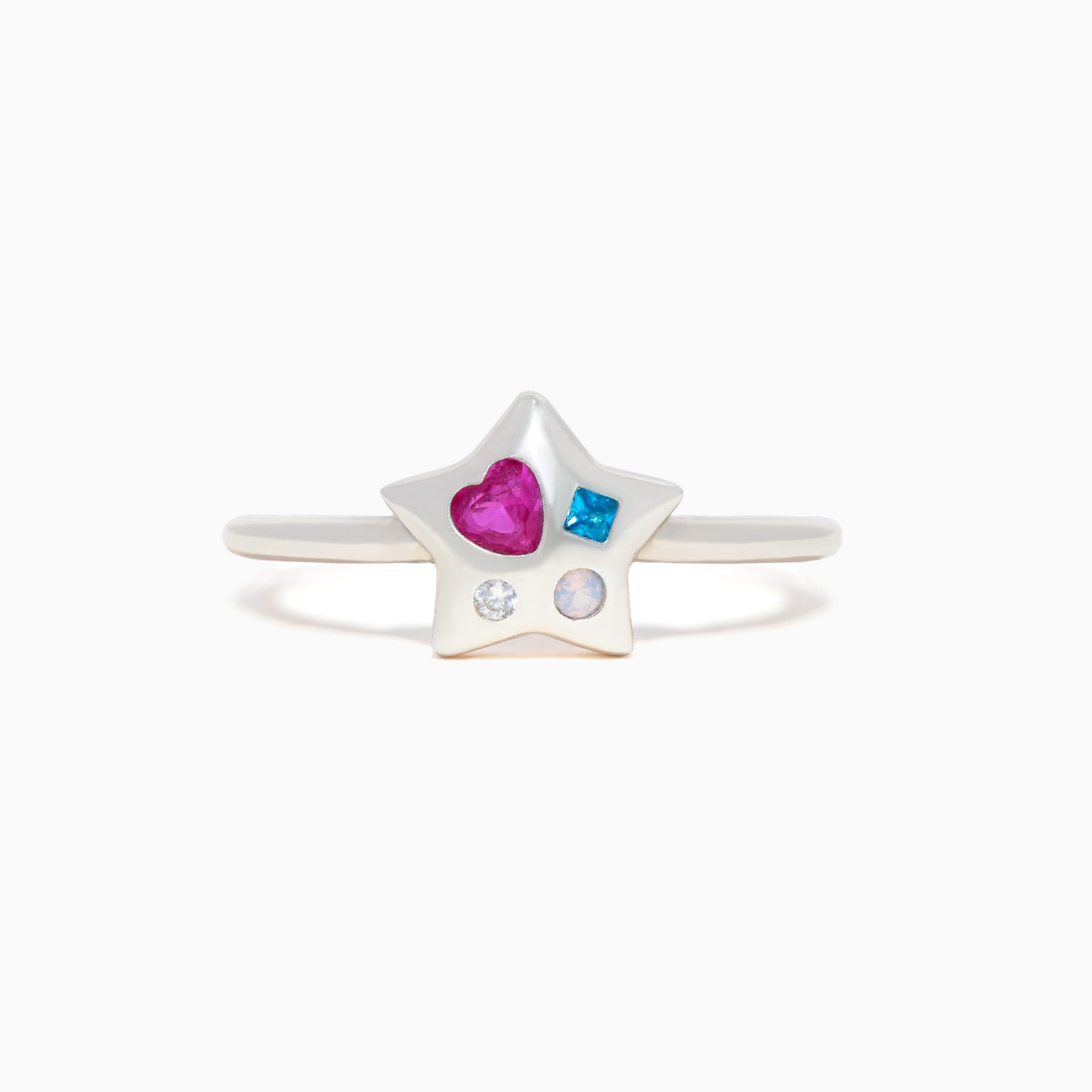 Heart of a Star Sterling Silver Ring