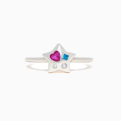 Heart of a Star Sterling Silver Ring