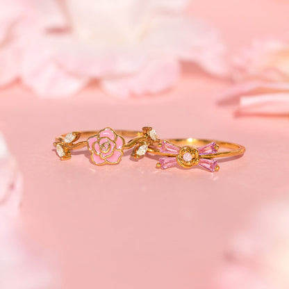 Rosette Ribbon Ring