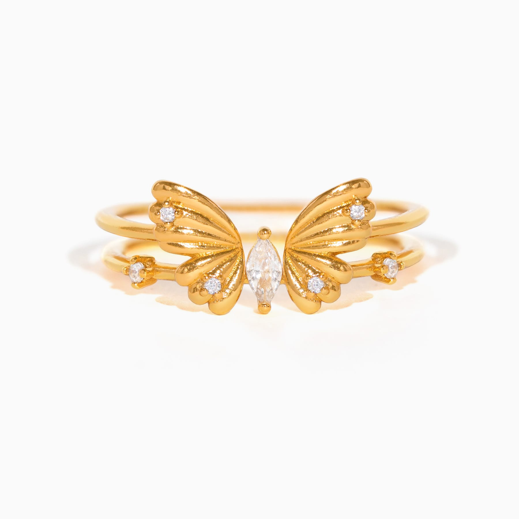 Perfect Fit Butterfly Ring Set